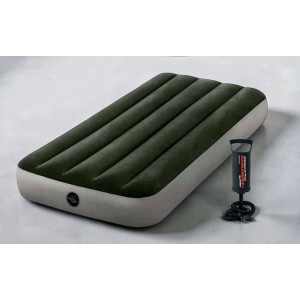 Велюр матрац 64107 99-191-25см зелений з насосом