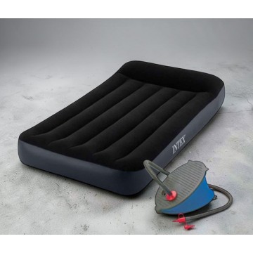 Надувной матрас Intex 64141 Одноместный 99 x 191 x 25 см с ножным насосом 69611
