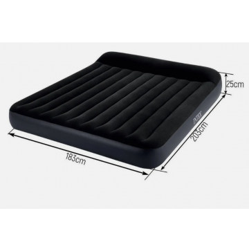 Двуспальный надувной матрас Intex 64144 с подголовником