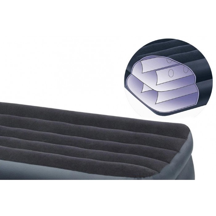 Надувне ліжко-матрац Pillow Rest Intex 191×99×42 см з насосом – зручність і підтримка