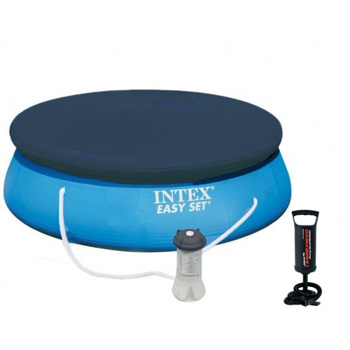 Купити круглий басейн Intex 28122 305×76 см з тентом та фільтр-насосом
