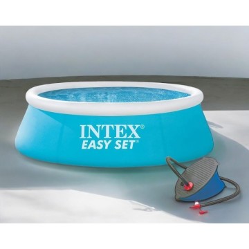 Надувний басейн Intex 28101 з ножним насосом 69611