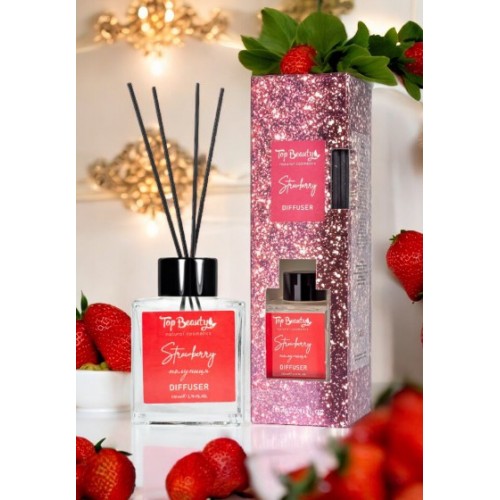 Аромадифузор для дому Top Beauty Strawberry 110 мл Полунична композиція