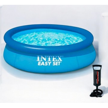 Надувний басейн intex 28110 Easy set 244 х 76 см із насосом