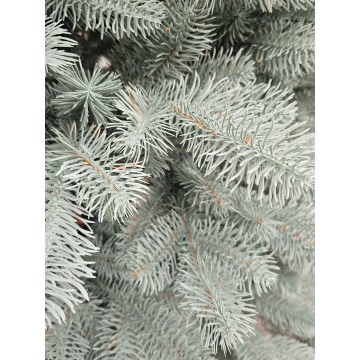 Новорічна ялинка штучна лита Смерека пласт Elit 190 см Блакитна Elit tree (blue)