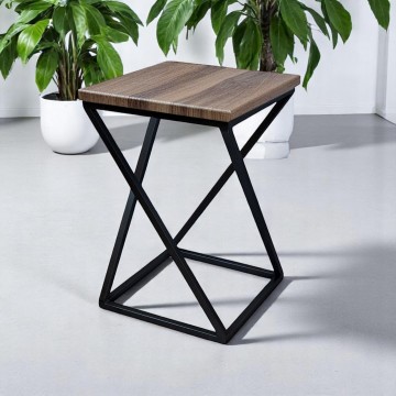 Підставка під квіти метал Лофт 45 см Marble Наша Ковка