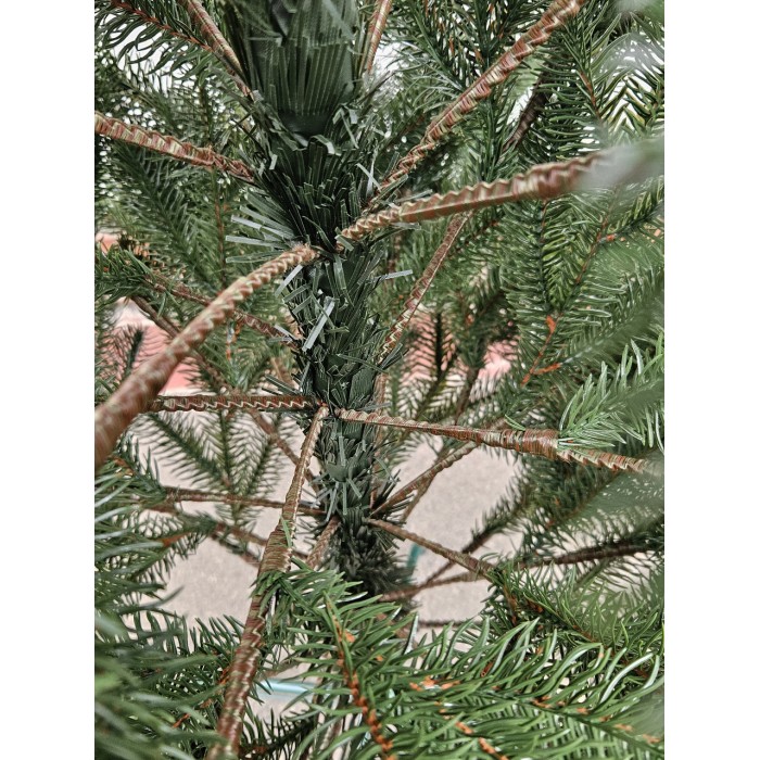 Новорічна ялинка штучна лита Смерека пласт Elit 210 см Зелена Elit tree (green)