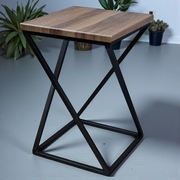 Подставка под цветы металл Лофт 45 см Marble Наша Ковка