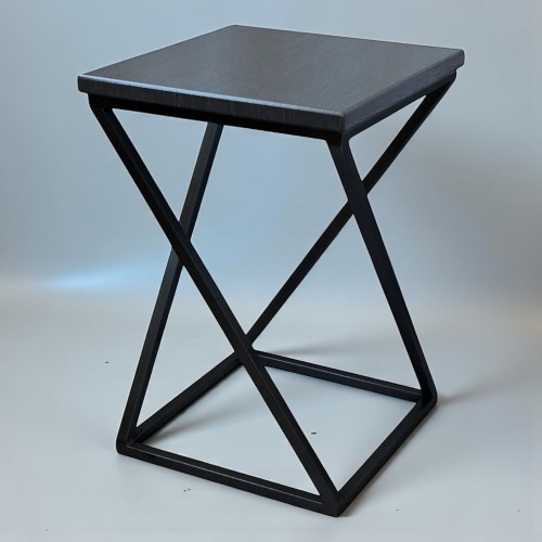 Табурет для кухні «Marble» лофт венге / чорний