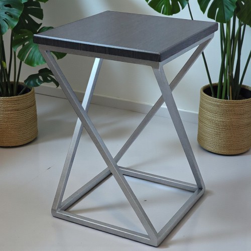 Підставка Marble хром / венге для квітів та декору