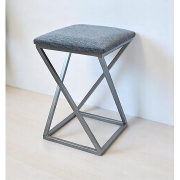 Табурет кухонний лофт з м’яким сидінням 45 см Marble