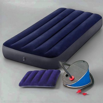 Надувной матрас Intex 64756 с подушкой + насос 69611 надувной матрас Intex 64756