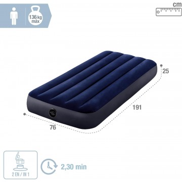 Надувной матрас Intex 64756 (76 x 191 x 25 cм.)