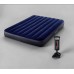 Двуспальный надувной матрас Intex 183×203×25 см с насосом