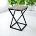 Підставка LOFT Marble чорна / дуб сонома