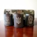 Подарунковий набір сувенірних рюмок із гільз – 3 шт по 50 мл у кейсі