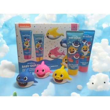 Набір для ванни дитячий Nickelodeon Baby Shark (Шампунь-кондиціонер, піна, 3 іграшки)