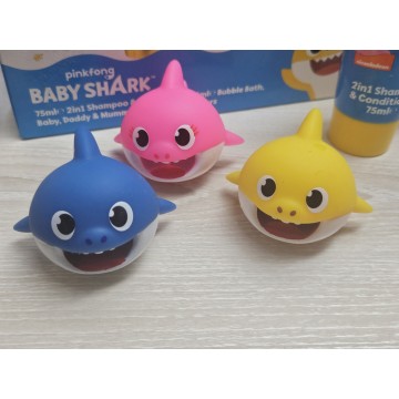 Набір для ванни дитячий Nickelodeon Baby Shark (Шампунь-кондиціонер, піна, 3 іграшки)