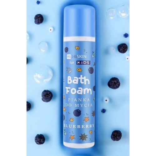 Піна-спрей для душу HiSkin Kids Blueberry з ароматом лохини 250 мл