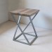 Табурет Marble хром / вишня малага