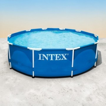 Круглый каркасный бассейн Intex 28200 (305х76 см) Metal Frame Pool