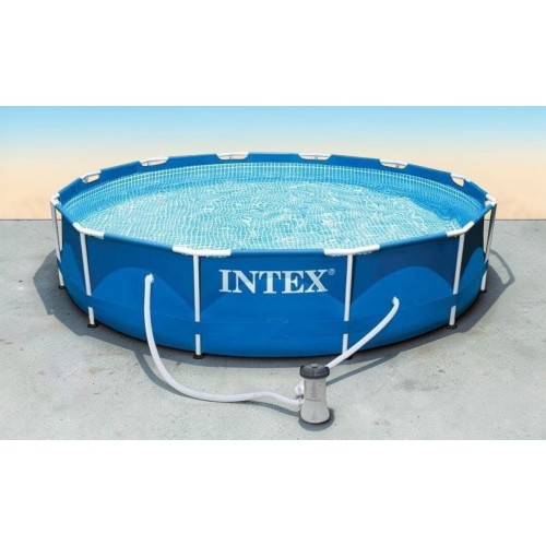 Купить каркасный бассейн Intex 28212 366×76 см с фильтр-насосом 2006 л/ч