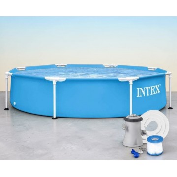 Каркасный бассейн Intex 28205 с фильтр насосом 28604 2 006 л/ч