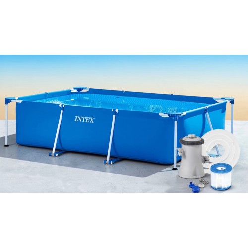 Купить каркасный бассейн Intex 28270 220×150×60 см с фильтрационным насосом