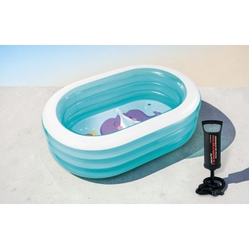 Надувной бассейн Intex 57482 с насосом, 163 х 107 х 46 см