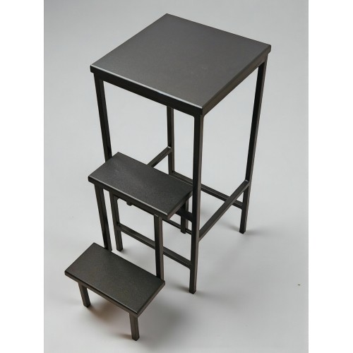 Табурет-драбина LOFT Minos 65 см чорний