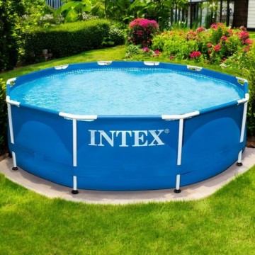 Круглий каркасний басейн Intex 28200 (305х76 см) Metal Frame Pool