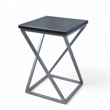 Підставка під квіти/декор Marble хром/венге Наша Ковка