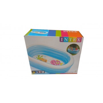 Надувний басейн Intex 57482 з насосом, 163 х 107 х 46 см