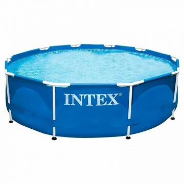 Круглий каркасний басейн Intex 28200 з підстилкою 58001