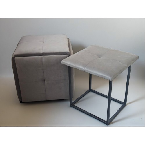 Пуф-куб трансформер 5 в 1 | табурет-куб на колесах