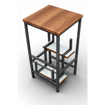 Стілець-стрем’янка Лофт 65 см Minos Наша Ковка