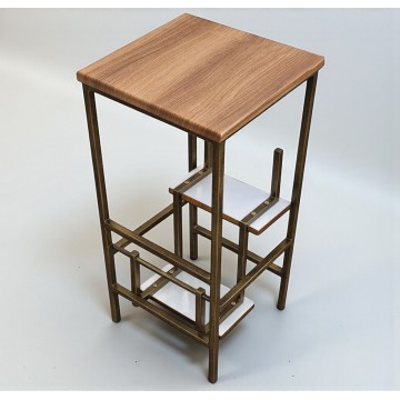 Табурет Лофт трансформер стремянка Minos Наша Ковка