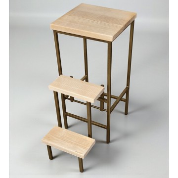 Табурет Лофт-стремянка из натурального дерева Minos