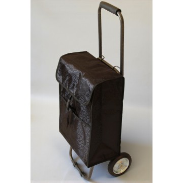 Господарська сумка на коліщатках, кравчучка, сумка на колесах чорна