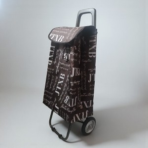 Господарська сумка-візок на колесах складна кравчучка з металевими колесами для покупок