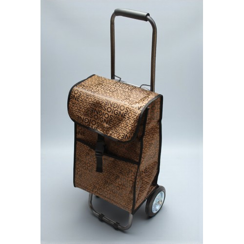 Розкладний візок господарський із сумкою на металевих колесах Кравчучка