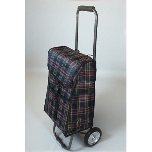 Господарський складний візок-клітка на металевих колесах