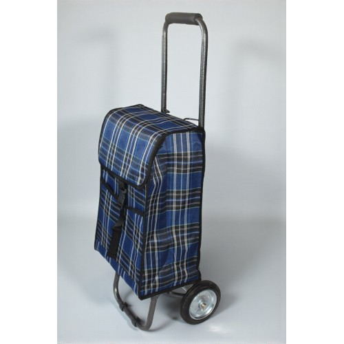 Сумка-візок господарська складена на металевих колесах Кравчучка