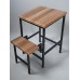 Табурет-драбина LOFT Linus 45 см чорний / вишня Малага