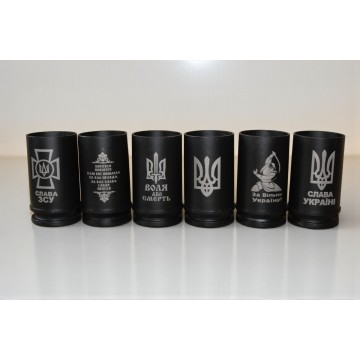 Подарочный набор рюмок в кейсе 6 стопок