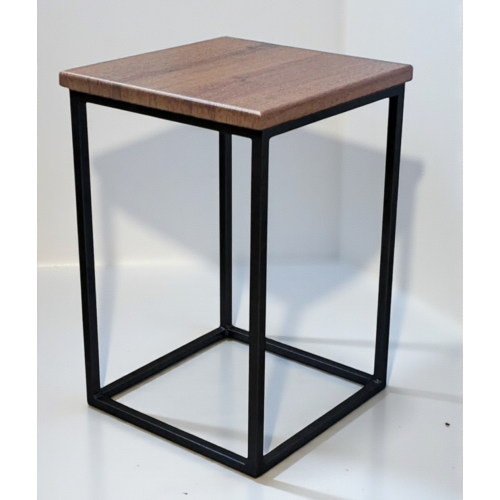 Табурет лофт «Куб» 45 см із твердим сидінням