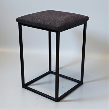 Кухонний табурет з м'яким сидінням чорний / коричневий