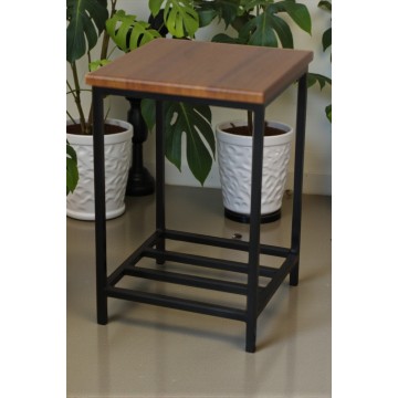 Подставка Лофт 45 см Мирамис черный/орех