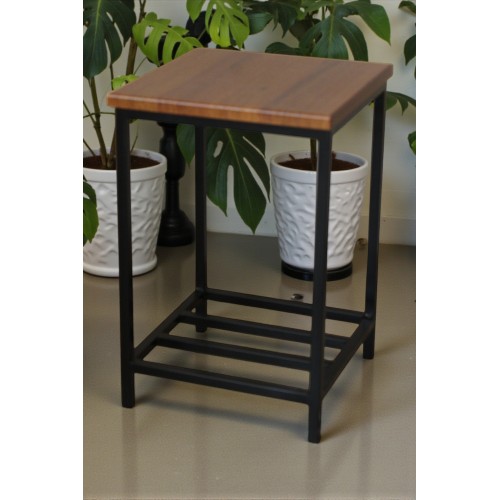 Підставка LOFT Miramis 45 см чорна / горіх