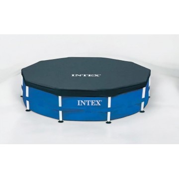 Круглий каркасний басейн Intex 28200 (305х76 см) тент 28030 у комплекті